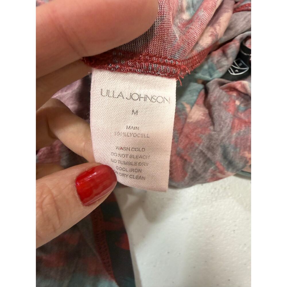 Ulla Johnson Livia multicolor ruched maxi Dress Medium - Picture 6 of 8